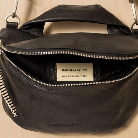 Daniella Lehavi Iconic Mia Crossbody Genuine Leather Bag - Picture 5 of 14